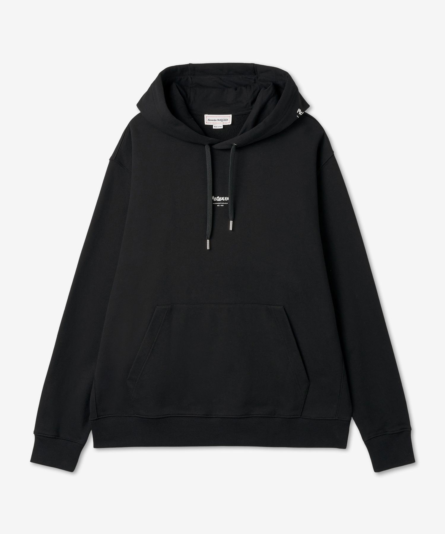 MUSINSA公式 | ALEXANDER McQUEEN 男性スモールロゴフードパーカー 