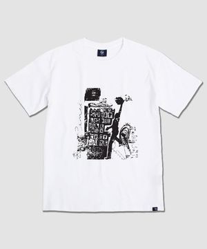 바스켓볼 플레이어 반팔티셔츠(화이트)