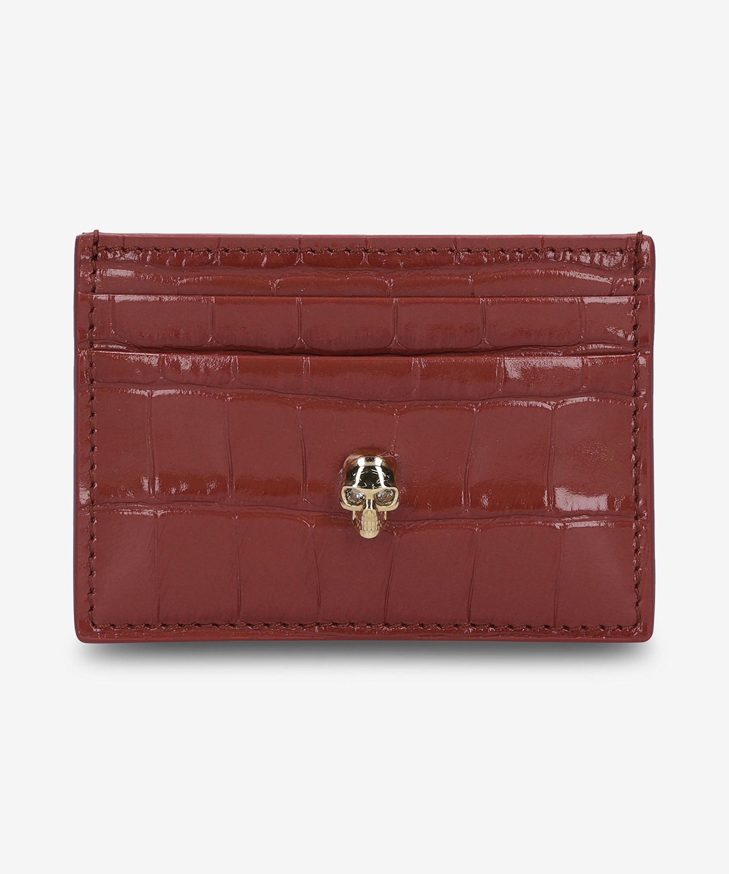 ★alexander mcqueen★ Skull Card Holder Red 6320381JMAB6338 MUSINSA | ALEXANDER McQUEEN Skull Card Holder - Red