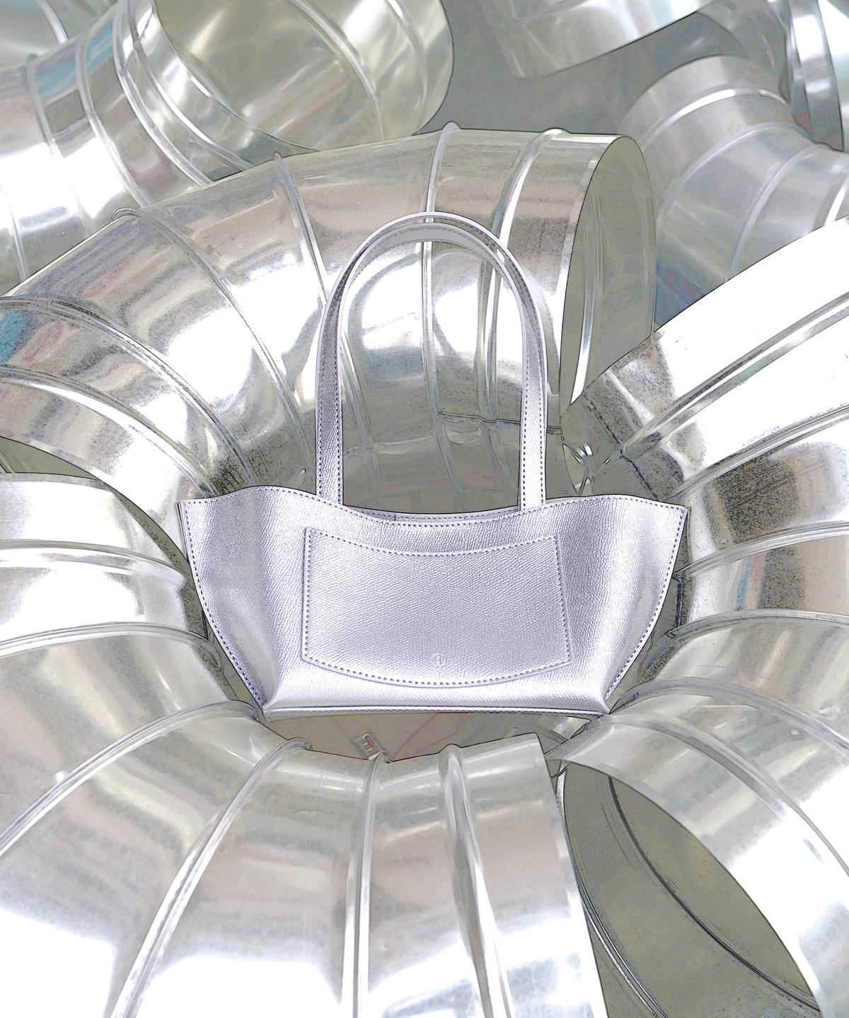 결(GYEOL) RIKO_SAFFIANO (Silver)