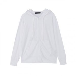 여성)  슬럽 기본 후드 집업_AM2WIZ455-WH