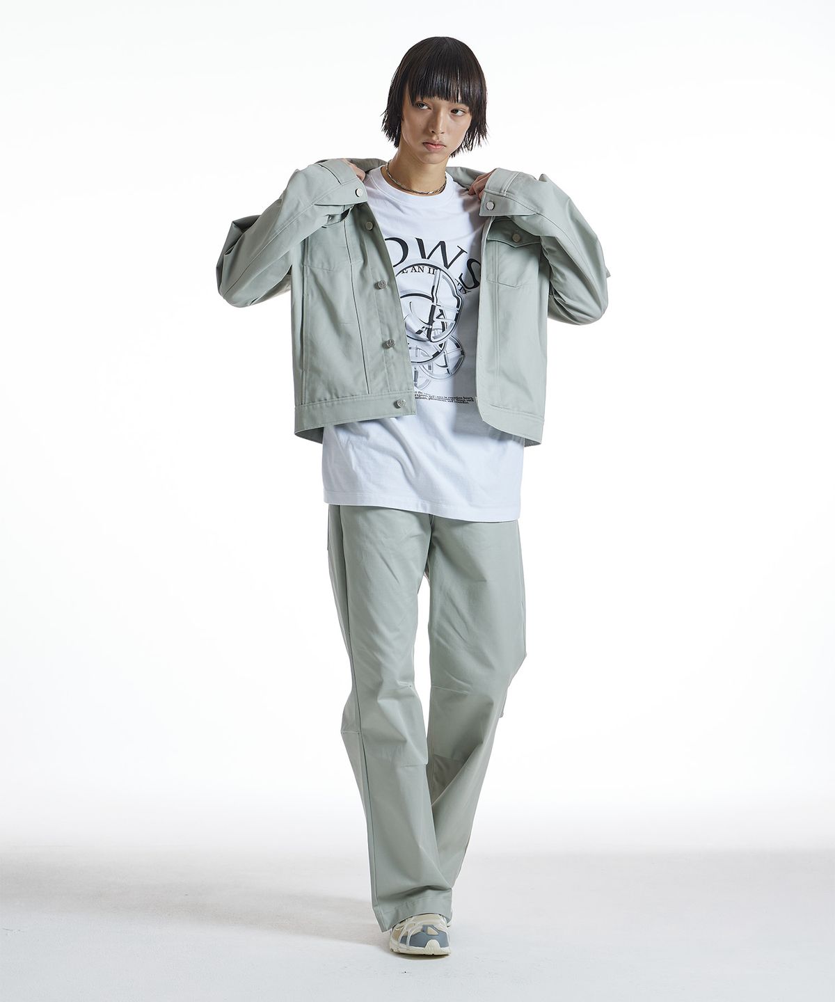 아이돈워너셀(IDWS) SHADE TROUSER GRAY
