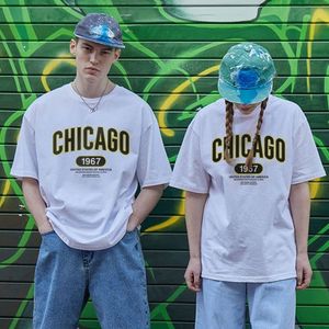 OHP X DREAMDAY 시카고 밀레니엄파크 세미오버 반팔티