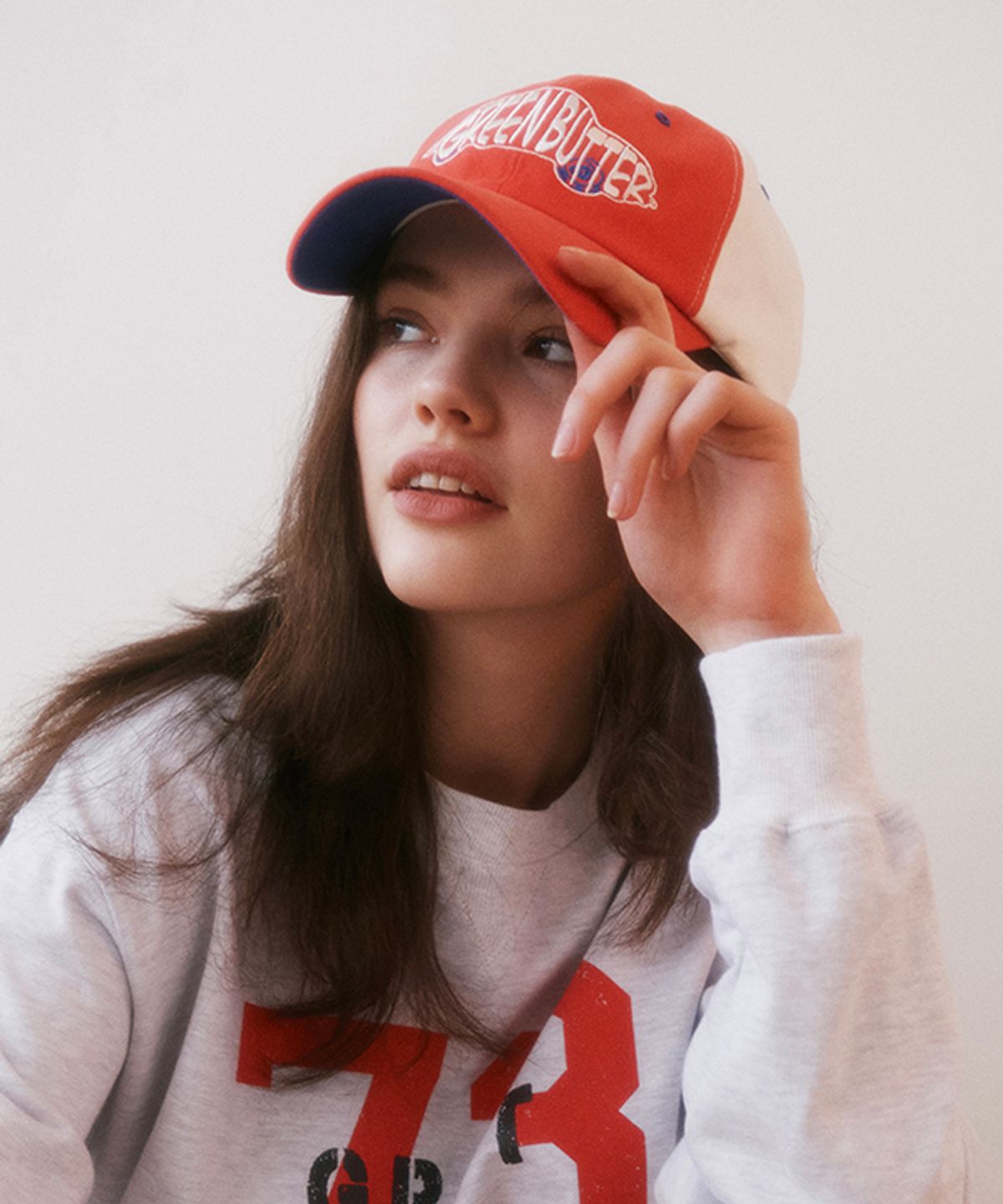 그린버터(GREENBUTTER) Butter Car Logo Ball Cap (Red)