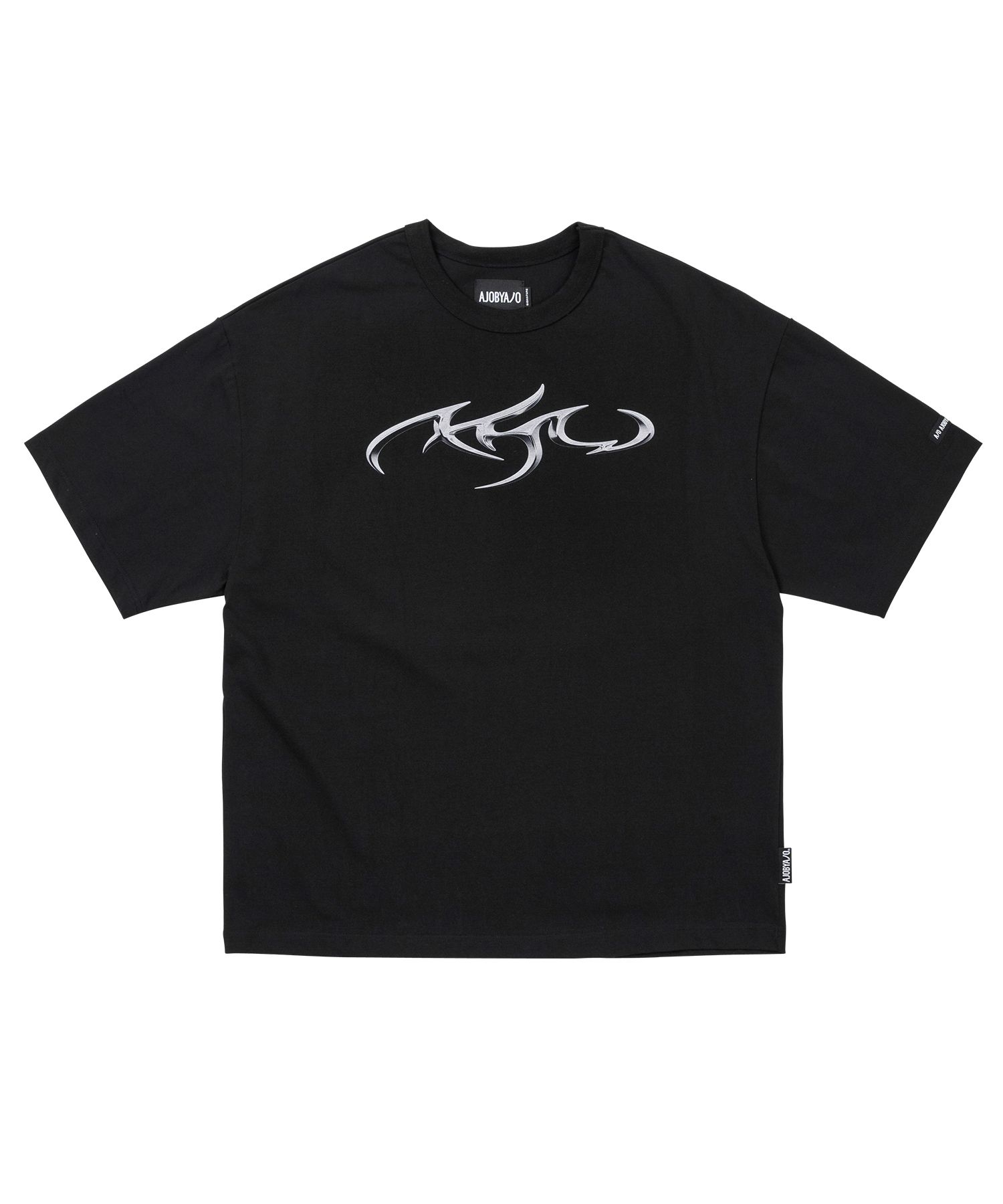 MUSINSA | AJOBYAJO [PBA] Tribal AJO T-Shirt [BLACK]