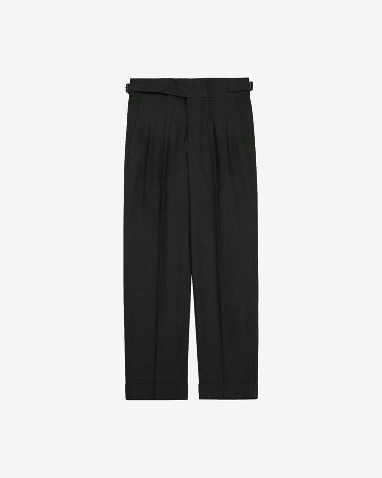 8s Linen Gurkha Trousers (Black)