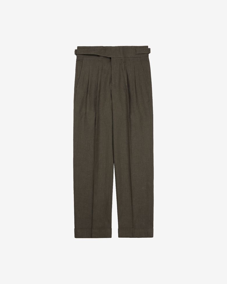 8s Linen Gurkha Trousers (Brown)