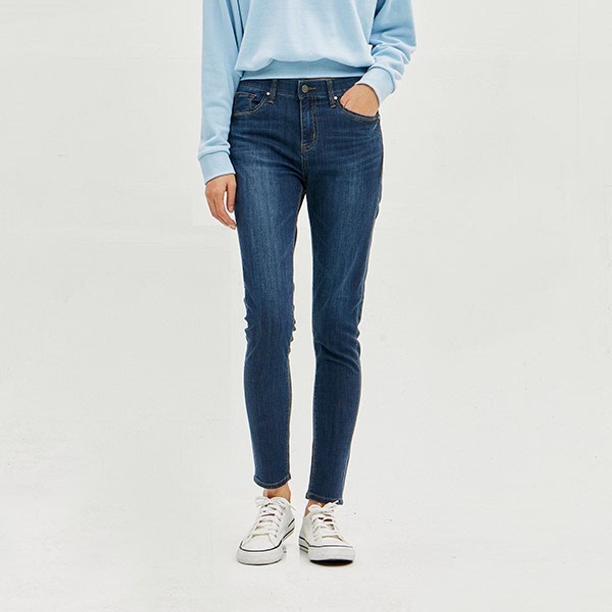 잠뱅이(JAMBANGEE) 여) 코듀라쿨맥스 오비안밴드 바이오스톤 워싱_AM1DSN167-DB