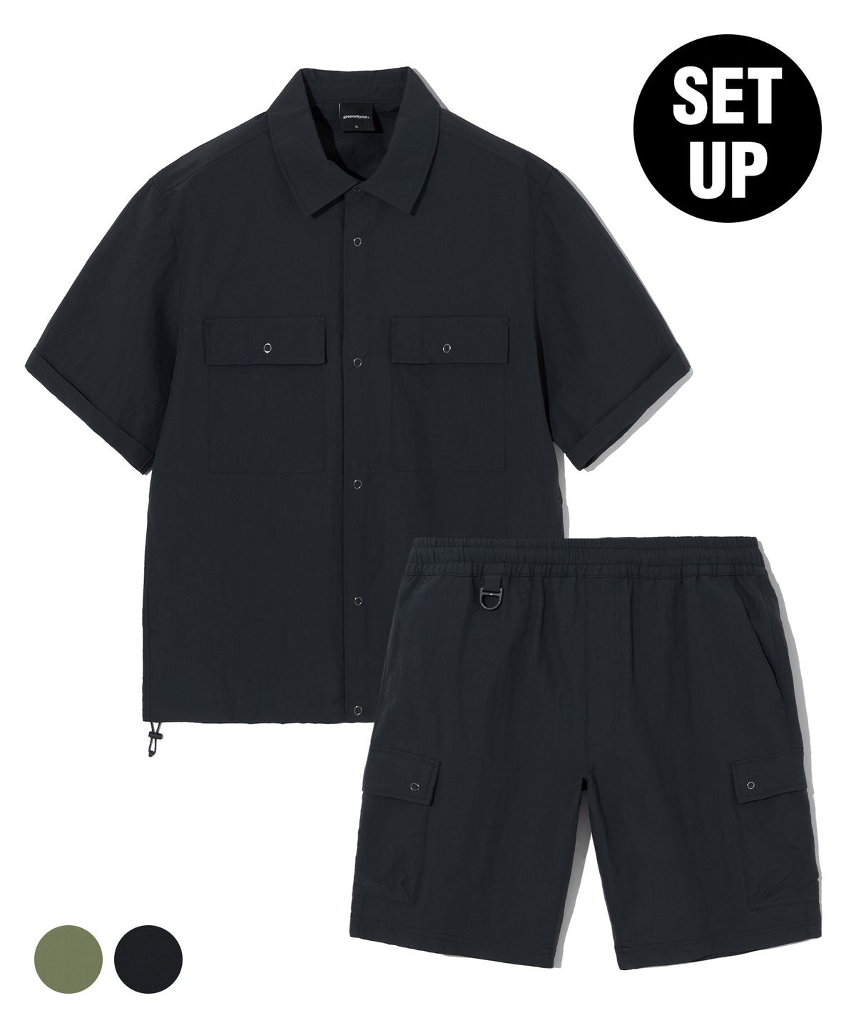 그루브라임(GROOVE RHYME) [셋업] UTILITY POCKET SET-UP (2 COLOR) [LRRMCSA306M/LRRMCPH306M]