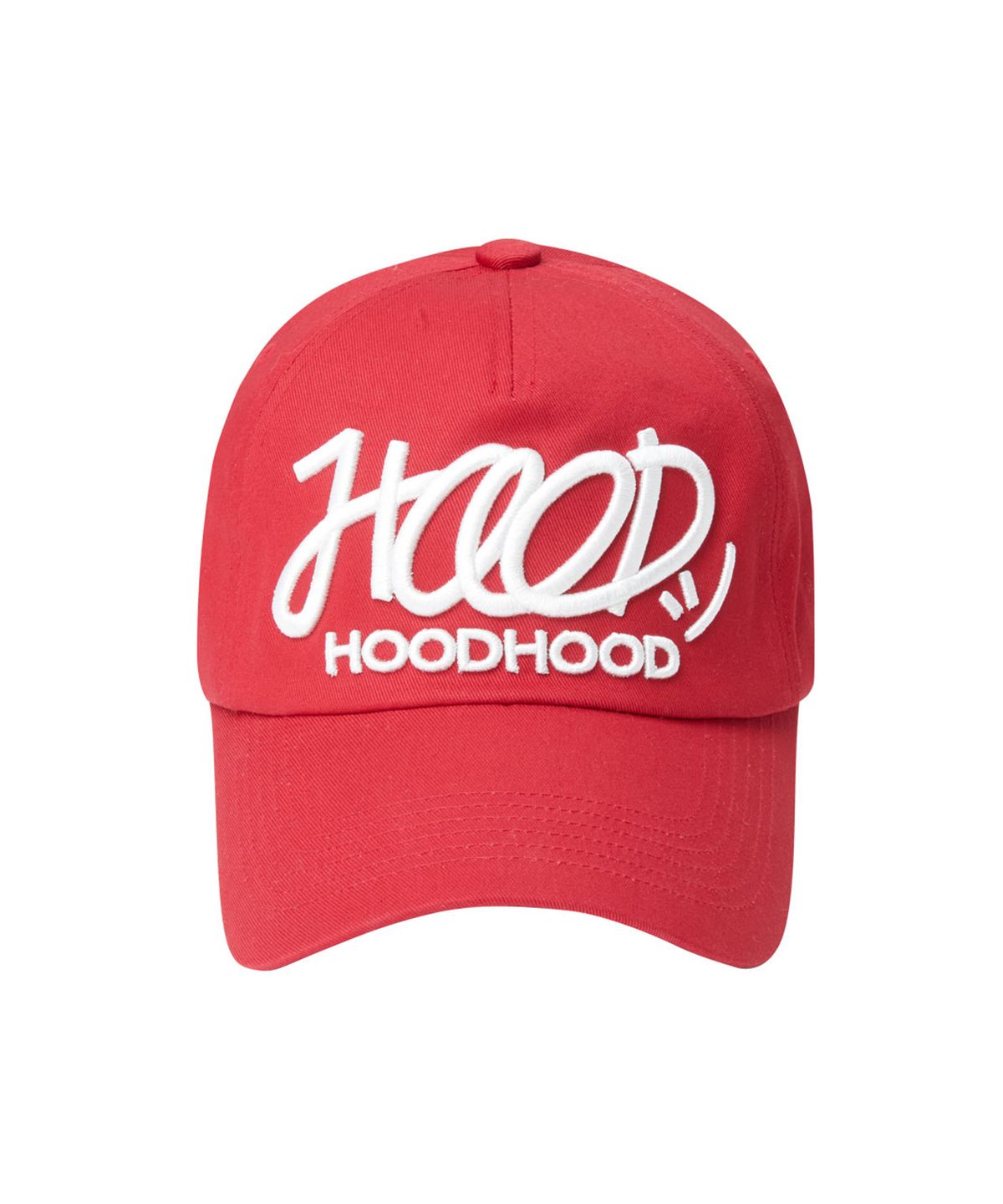 후드후드(HOODHOOD) 시그니처 로고 볼캡 레드