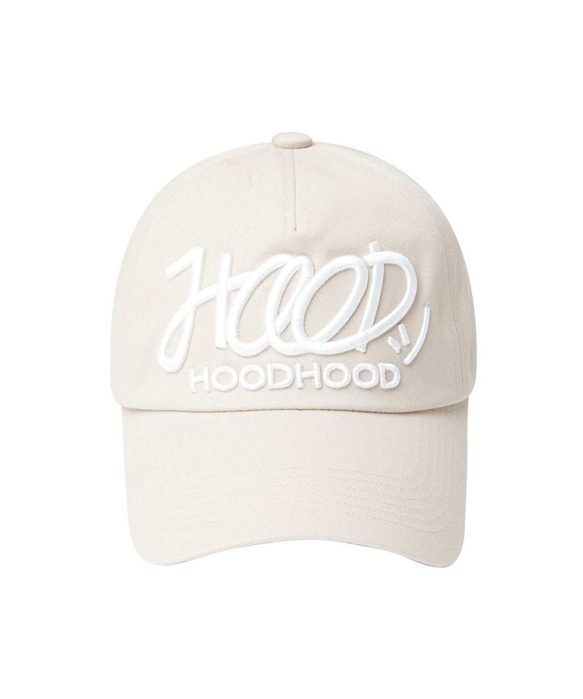 후드후드(HOODHOOD) 시그니처 로고 볼캡 베이지
