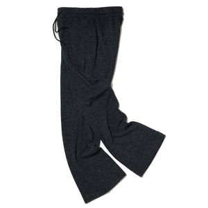 세미 와이드 밴딩 니트 팬츠 [GRAY]