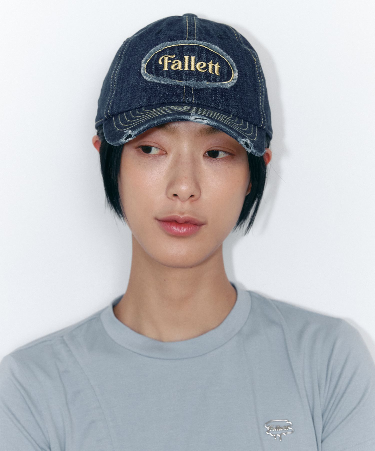 ★送料・関税込★FALLETT★VINTAGE DENIM BALL CAP★キャップ★ ☆New Jeans ダニエル 着用！！【FALLETT】VINTAGE DENIM BALL