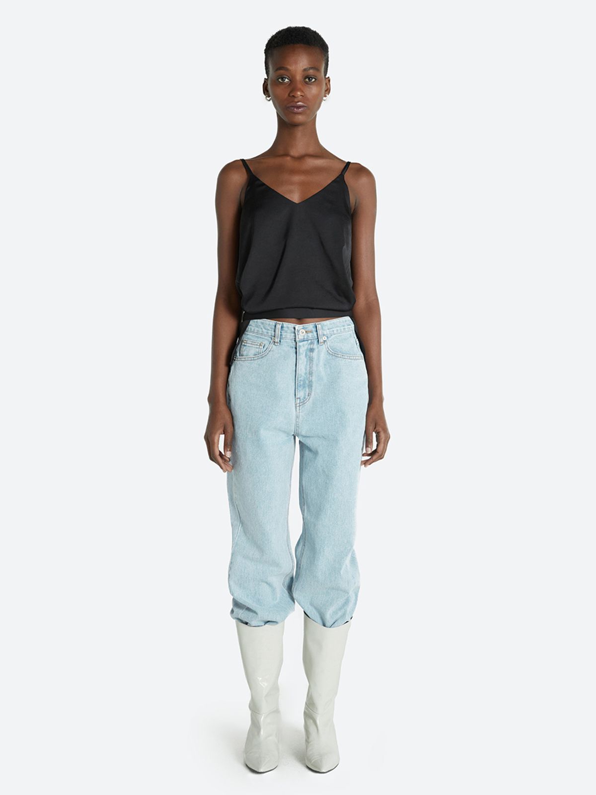 해브레스(HAVELESS) RAYE LOOSE FIT JEANS LIGHT BLUE
