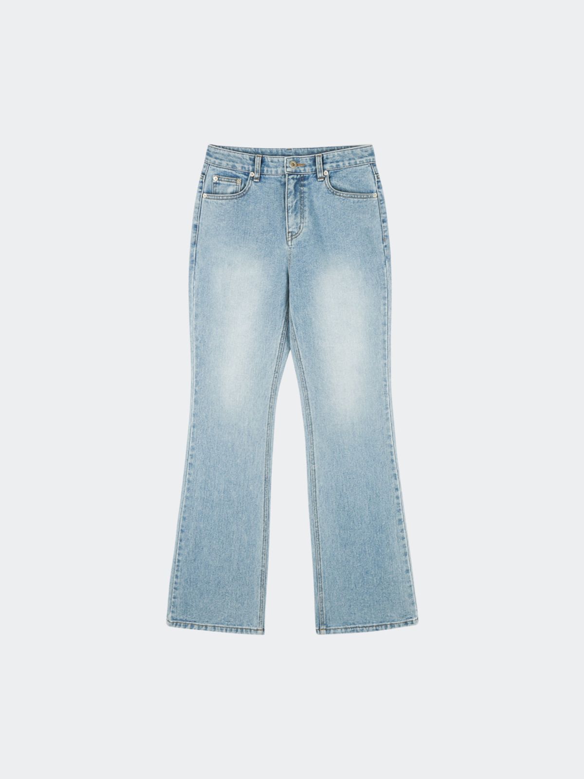 해브레스(HAVELESS) GEMMA BOOTS CUT JEANS LIGHT BLUE