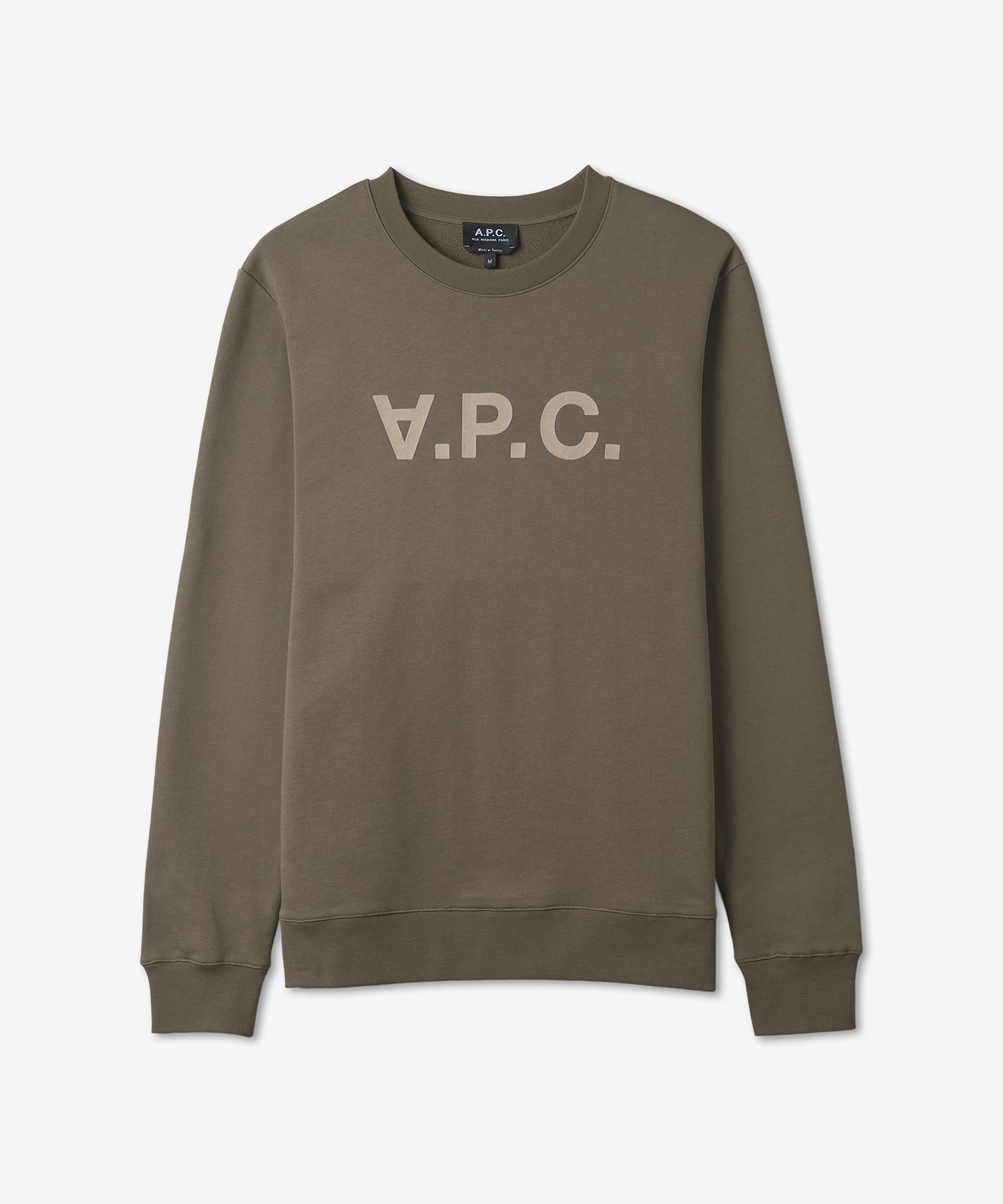★A.P.C.★ VPC Logo Sweatshirt Khaki Grease COFAXH27803TJL C MUSINSA | A.P.C. VPC Logo Sweatshirt - Khaki: Greece