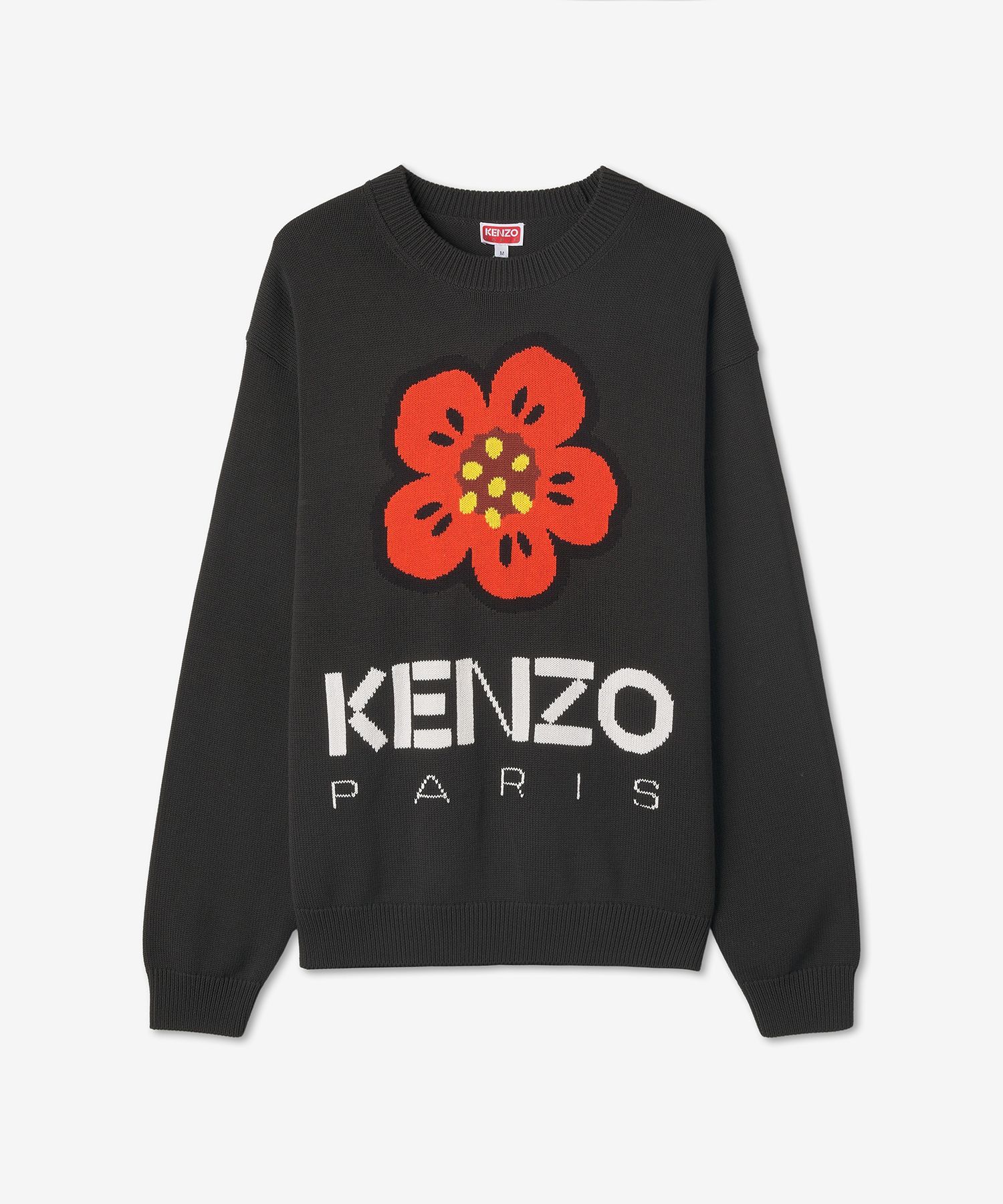 MUSINSA | KENZO Men's Balk Flower Knit - Black / FD55PU3803LC99