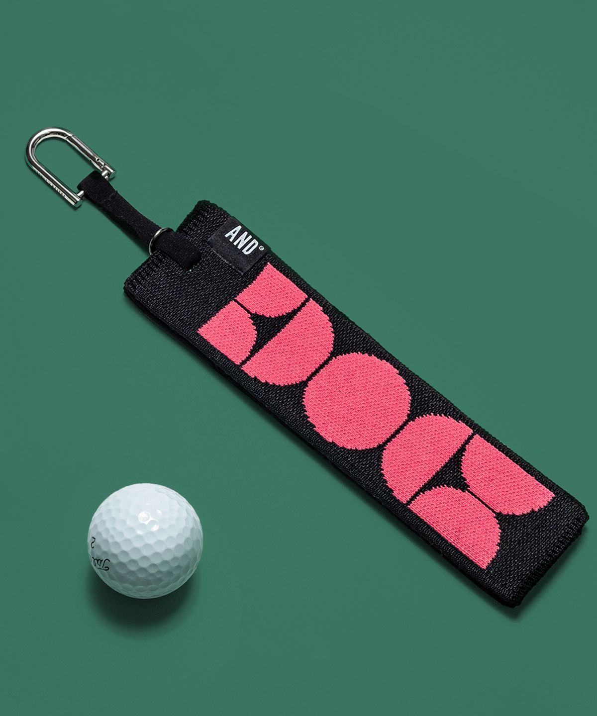 앤드 골프(AND GOLF) Pleats Ball Towel Modern Pink