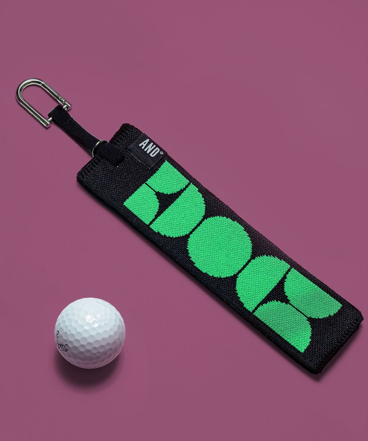 앤드 골프(AND GOLF) Pleats Ball Towel Modern Green