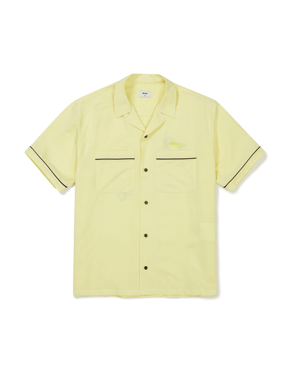엠엠엘지(MMLG) [Mmlg] CREW SPORT SHIRT (YELLOW)
