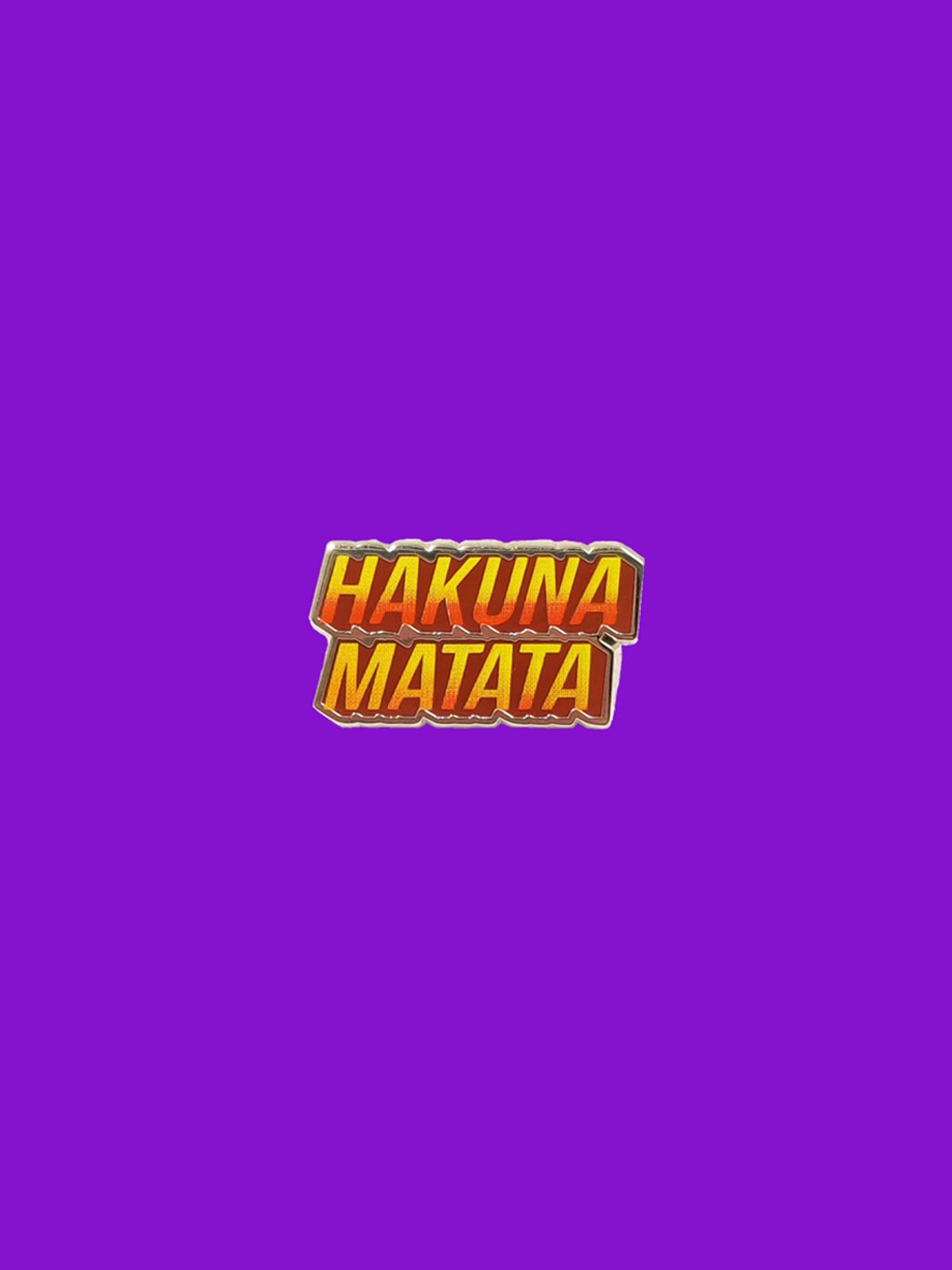 핀덱스(PINDEX) HAKUNA MATATA 핀 뱃지