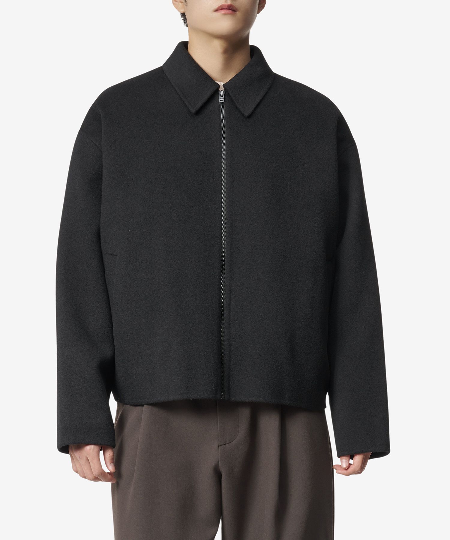 MUSINSA公式 | ACNE STUDIOS 男性ジッパージャケット - ブラック 