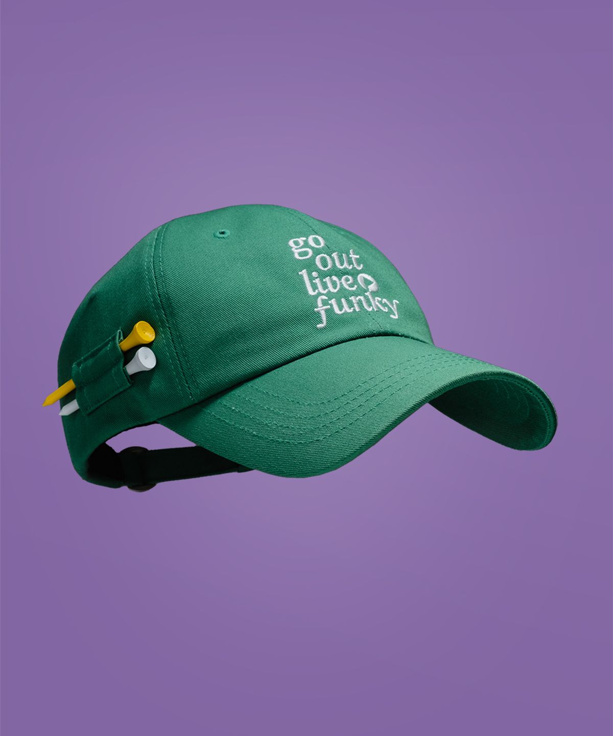 앤드 골프(AND GOLF) Slogan Ball Cap Green