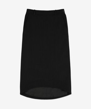 아워글래스 스커트 - 블랙:화이트 / 725121TNT361070