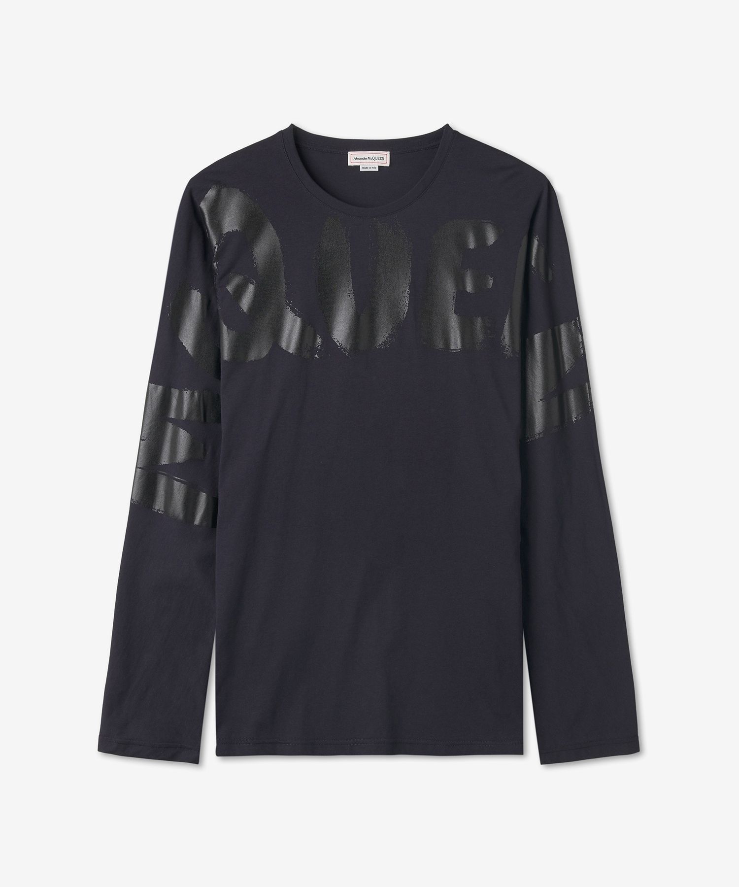 ★alexander mcqueen★ Logo Print T-Shirt BlackBlack 664426QU 22281154_52144782_600.jpg