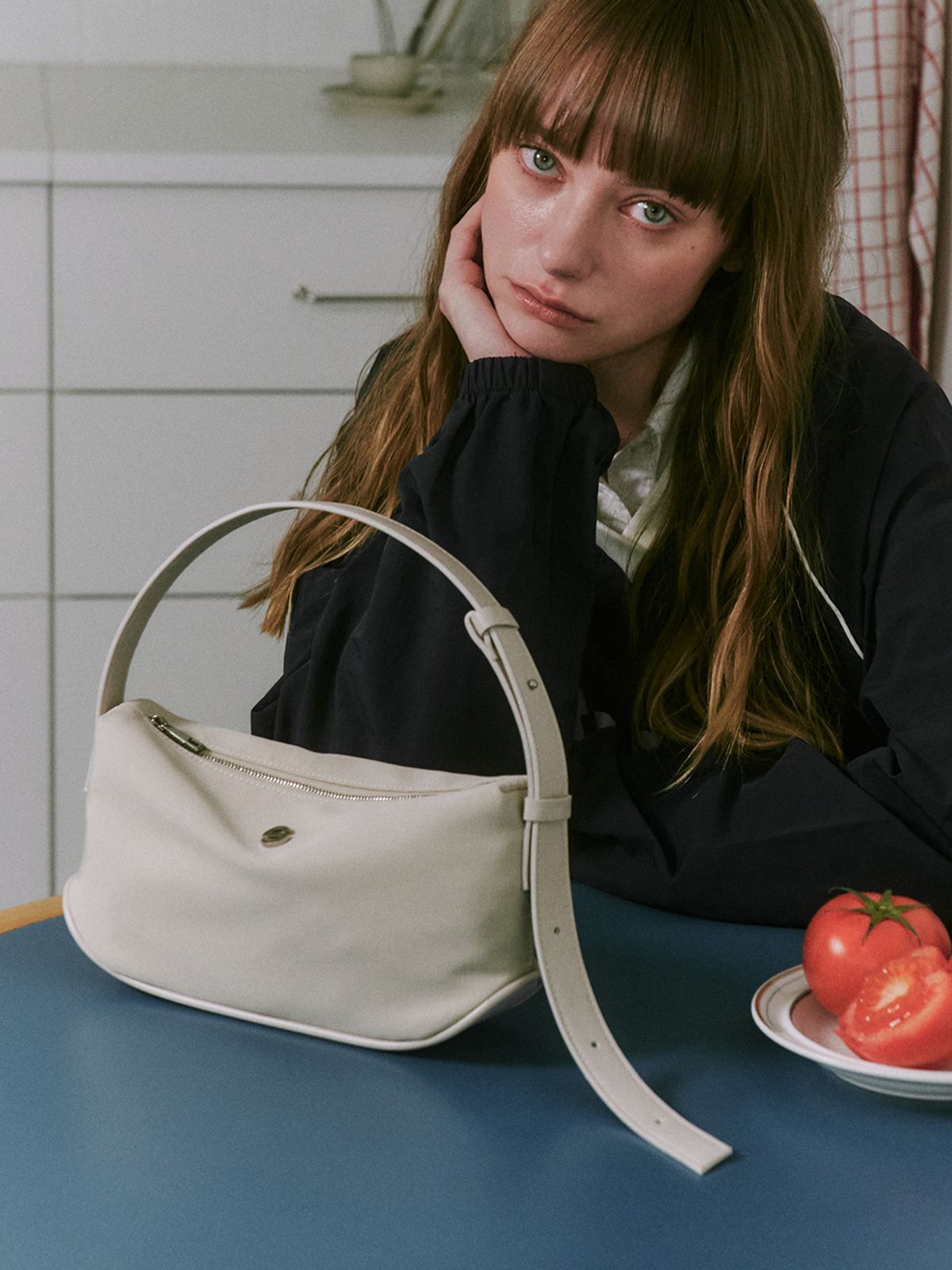 세미코드(SEMICODE) groove bag - beige