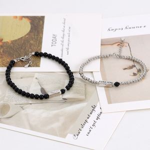 커플 실버925 돌고래 비즈 팔찌 MFJBM18