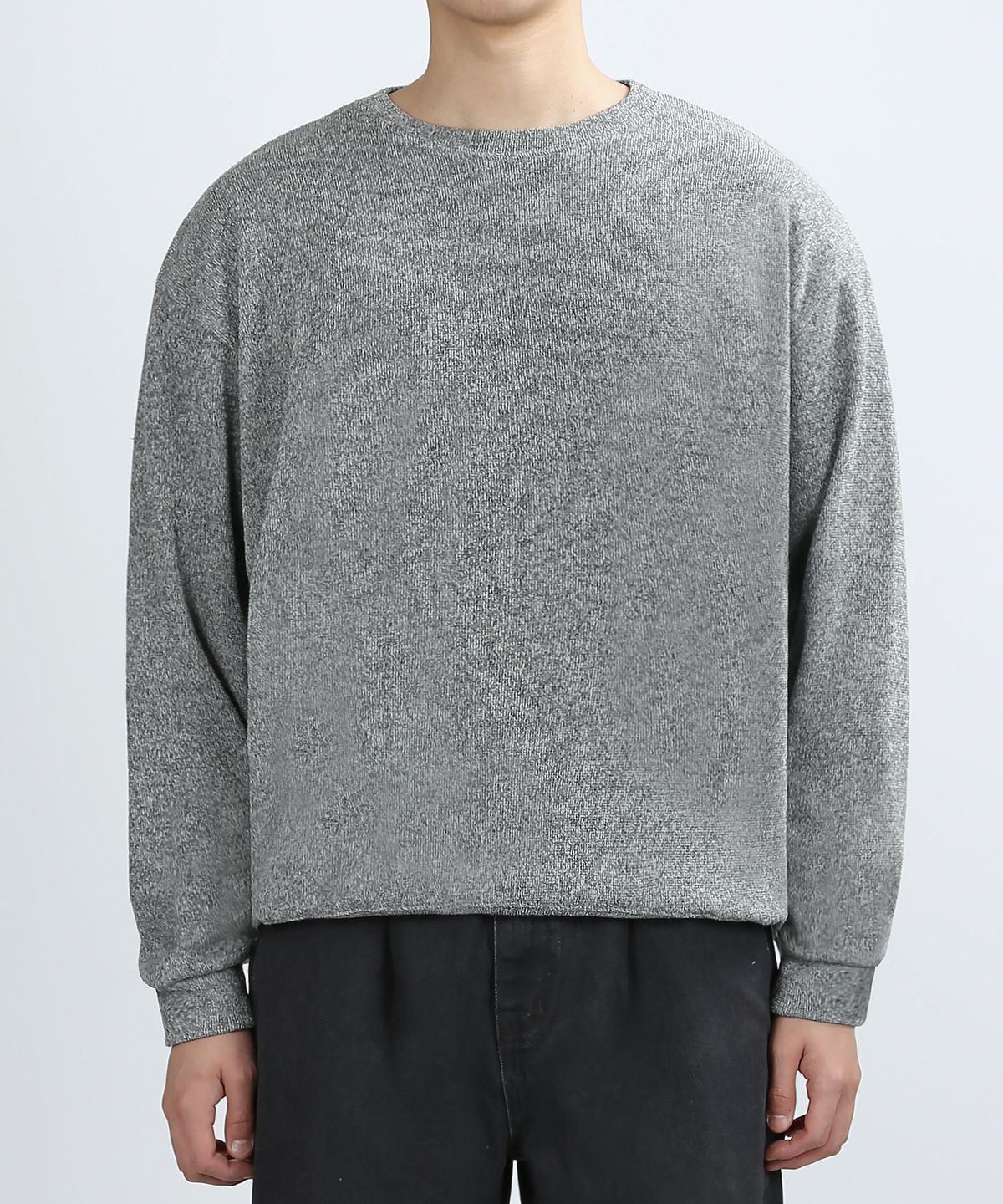 베리베인(VERYVAIN) TERRY COMFORT SWEAT KNIT (GRAY)