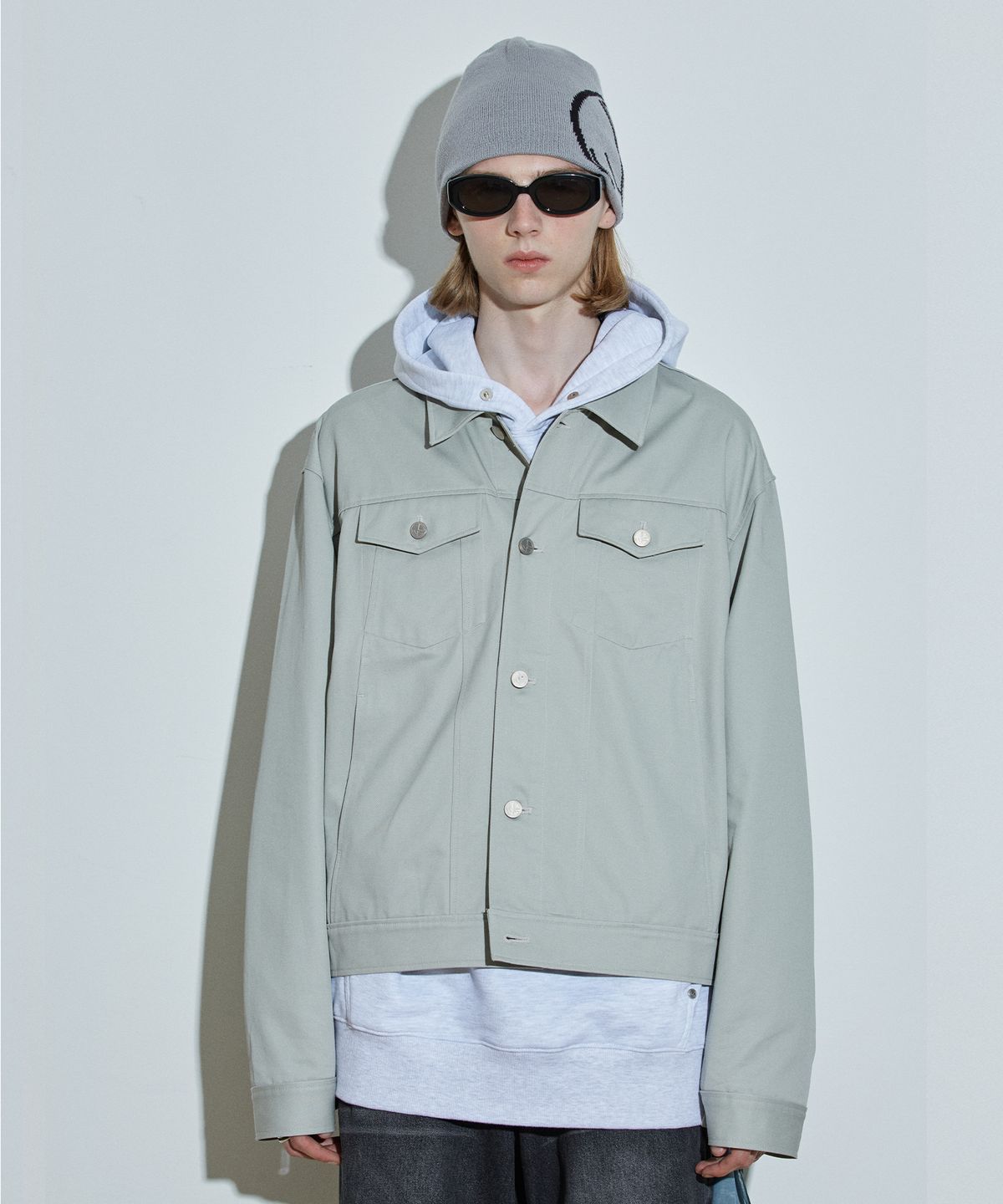 아이돈워너셀(IDWS) SHADE FLIP JACKET GRAY