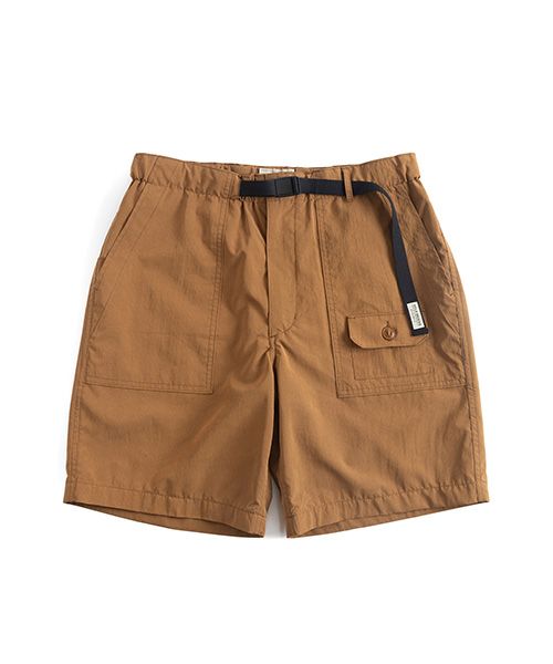 MUSINSA WILD BRICKS CMS BELTED UTILITY SHORTS (mustard)