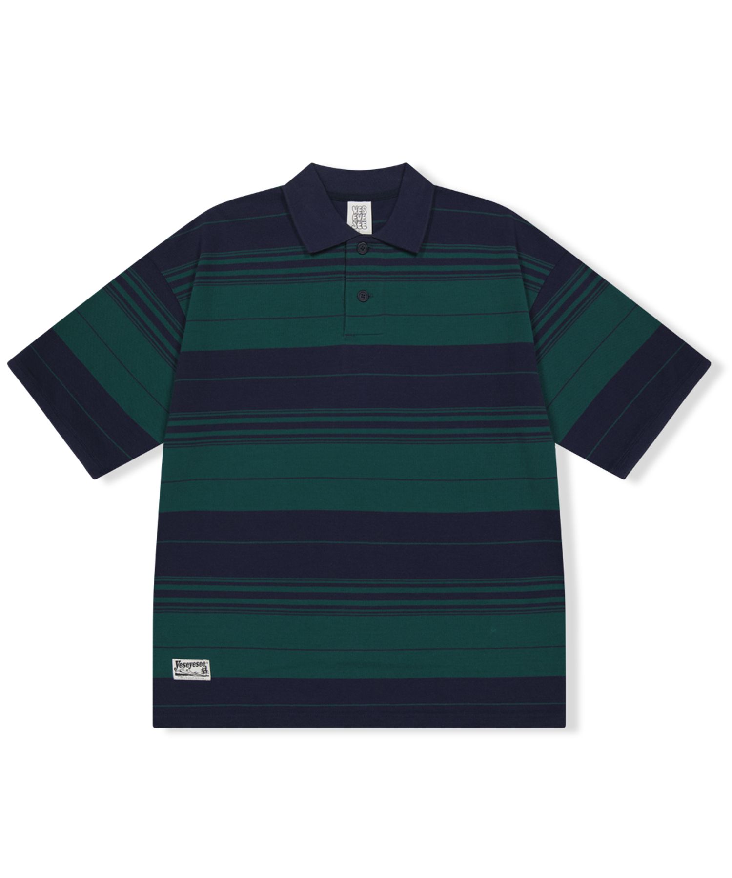 ◇YESEYESEE◇ YES Stripe PK Tee Navy MUSINSA | YESEYESEE YES Stripe PK Tee Navy