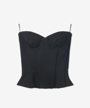 민소매 티셔츠 - 블랙 / 725065TNV031000