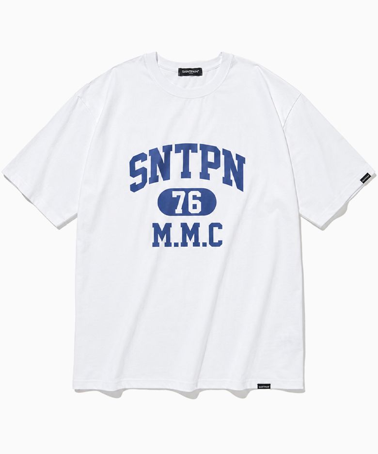 SP SNTPN 로고 티셔츠-화이트 블루