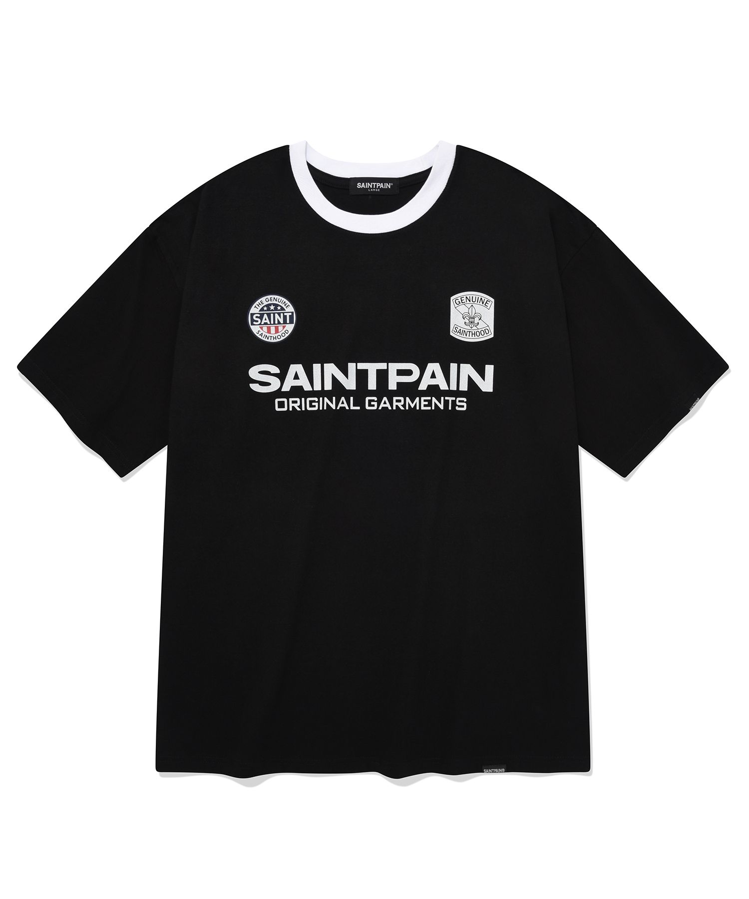 ★送料・関税込★SAINTPAIN★SP ATHLETIC SNTPN LOGO T SHIRTS★ MUSINSA | SAINTPAIN SP Saint Club T-Shirt - Black
