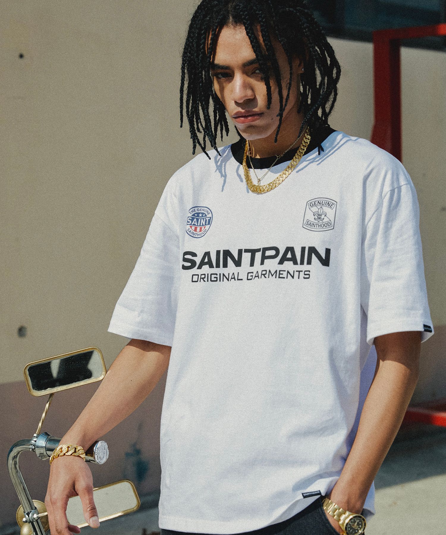 MUSINSA | SAINTPAIN SP Saint Club T-Shirt - White