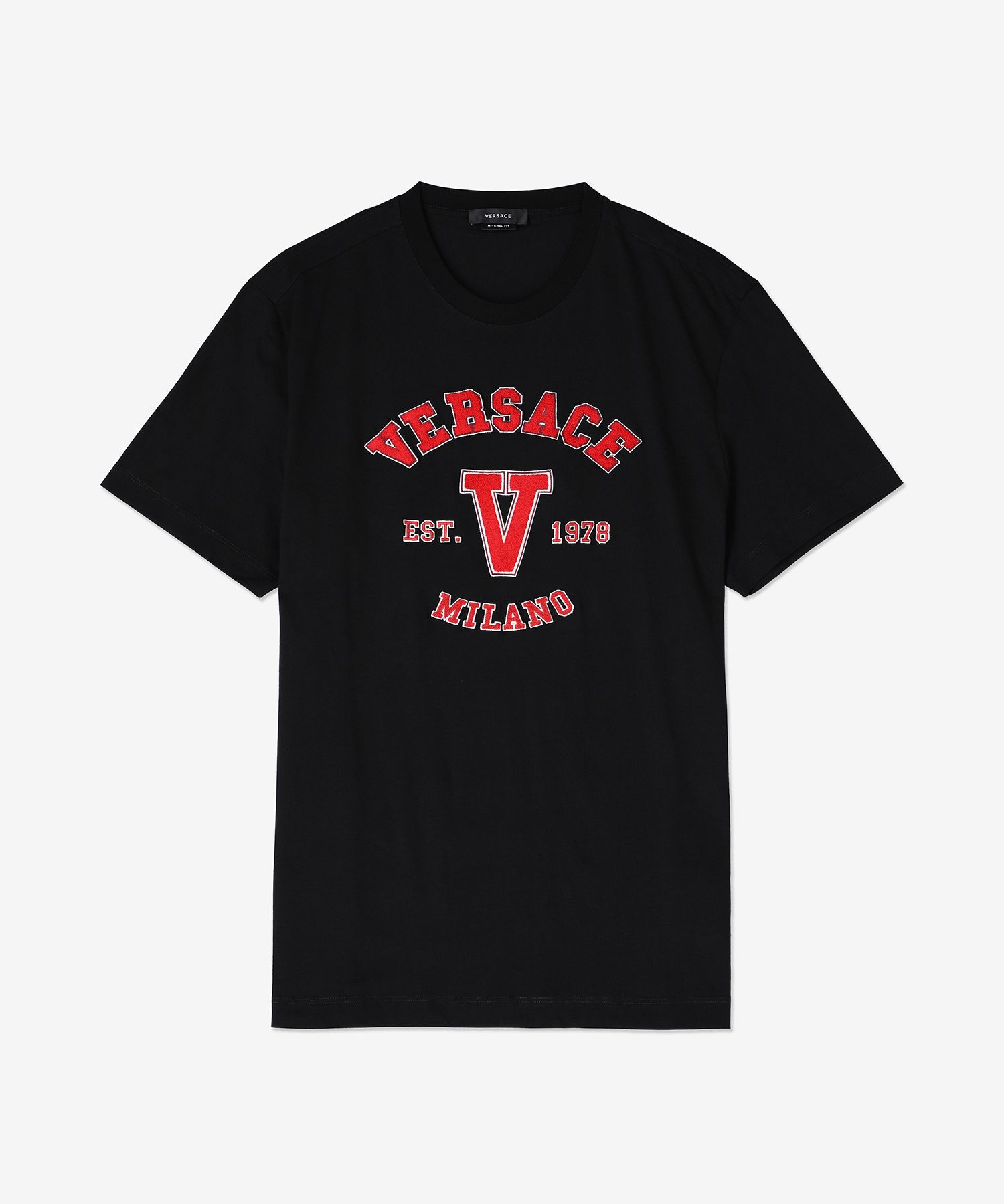 【Sam】【美品】Versace ロゴ Tシャツ 38 MUSINSA公式 | VERSACE ロゴ半袖Tシャツ - ブラック / 10084801A060621B000