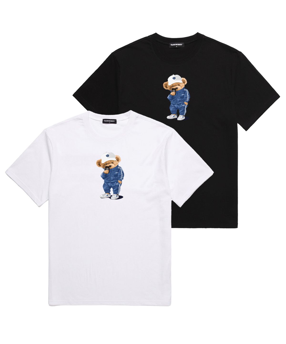 밴웍스(VANNWORKS) [SET] COMPORT BEAR  오버핏 반팔 티셔츠 (VNDTS211S)
