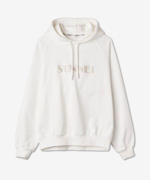 로고 엠브로이드 후드 - 더스트 / CRTWXJER043JER010T017