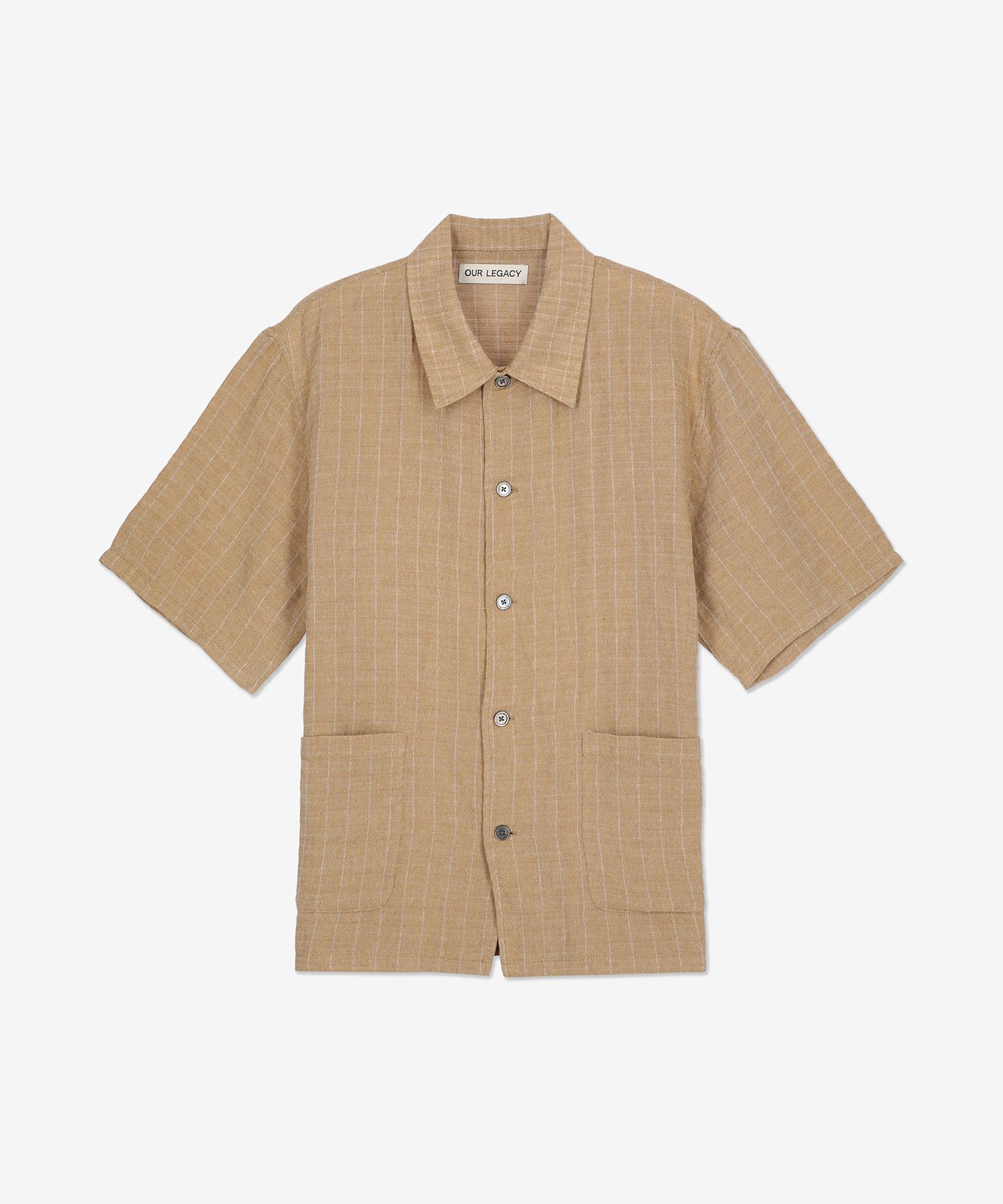 MUSINSA公式 | OUR LEGACY Elder Short Sleeve Shirt - Oat / M2232EOT