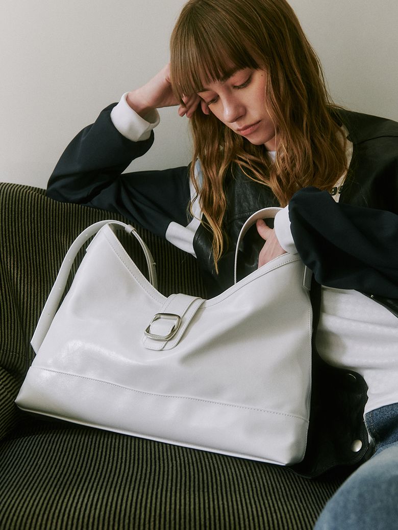 veil bag - white
