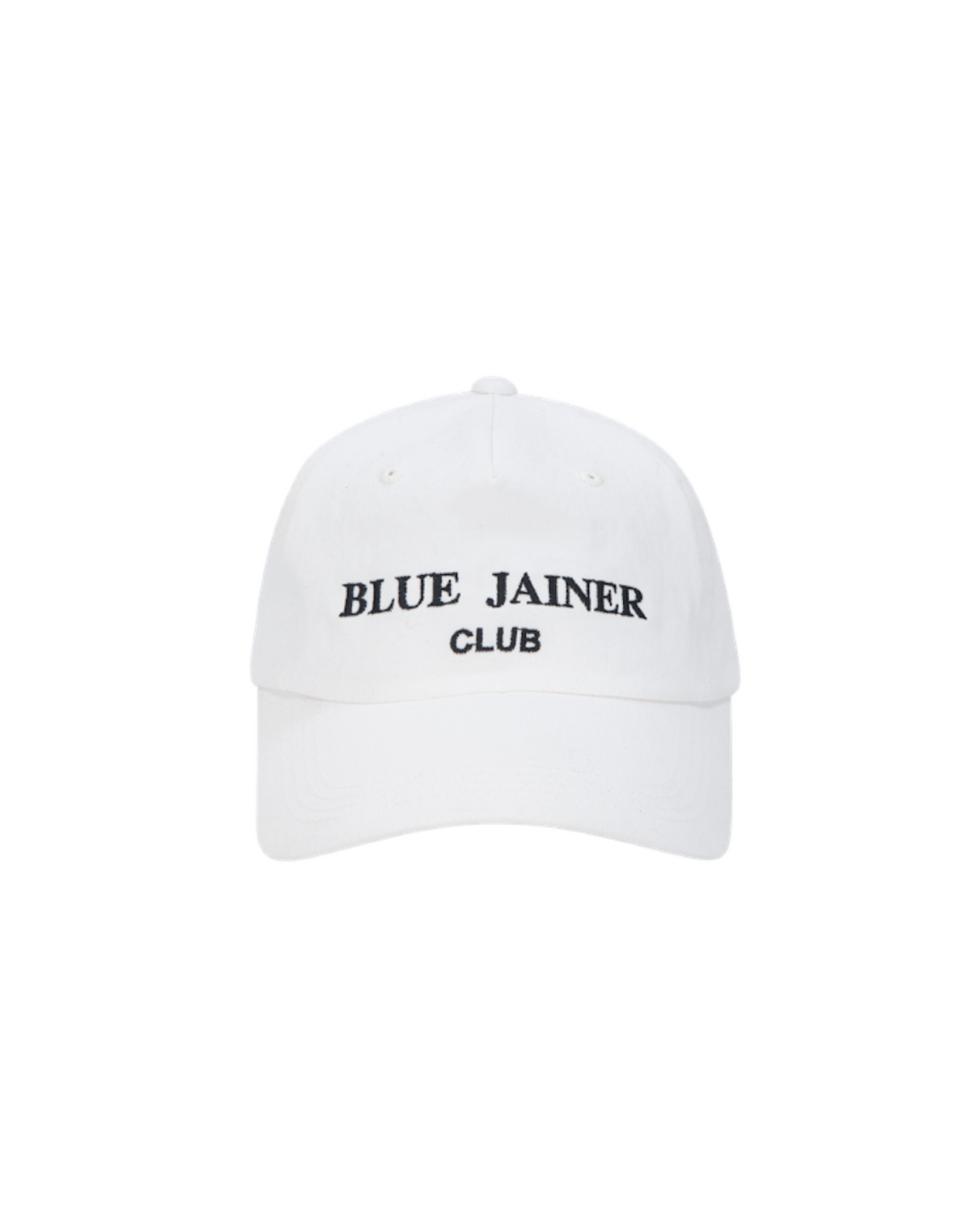 블루 제이너 클럽(BLUE JAINER CLUB) 캐쥬얼 볼 캡 화이트