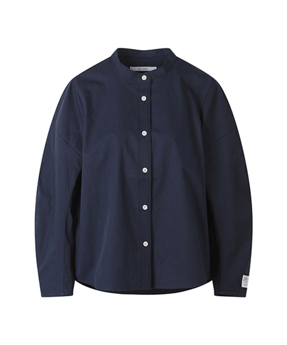 래코드(RECODE) [여성] Voluminous Sleeve Stand Collar Blouse_RQSAS23538NYX