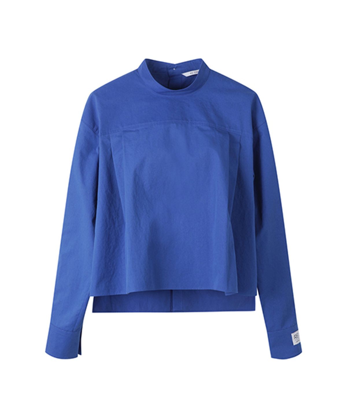 래코드(RECODE) [여성] Front Pleated Stand Collar Blouse_RQSAS23537BUX