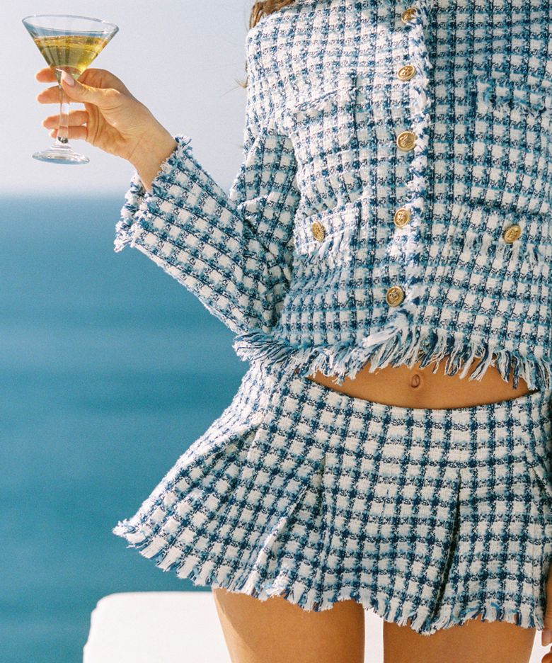 MONACO TWEED MINI SKIRT
