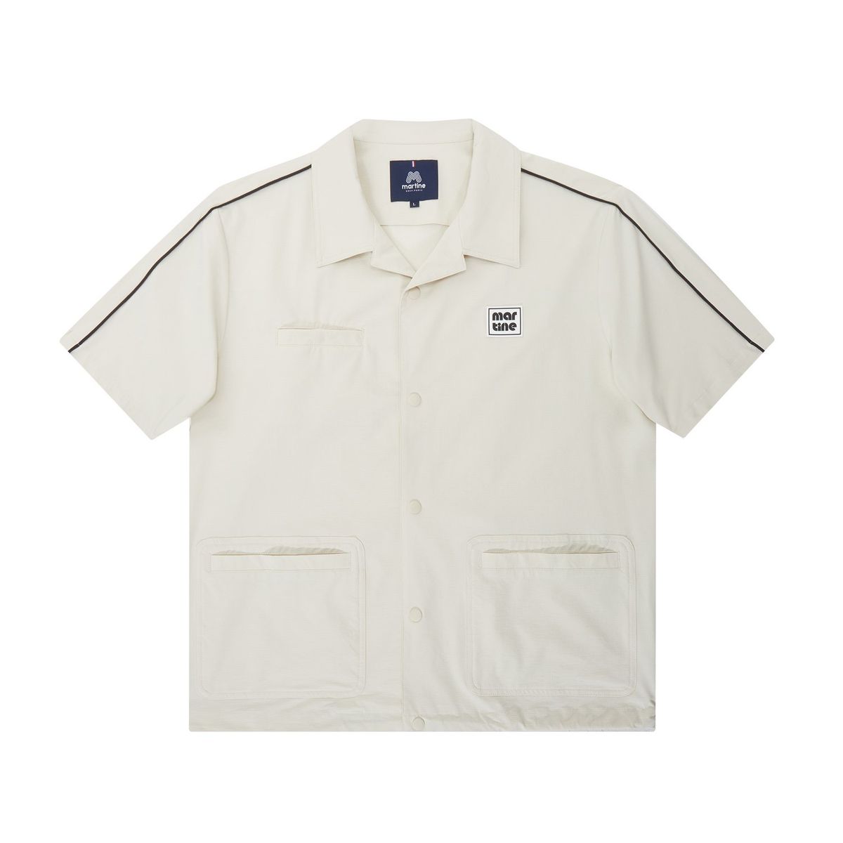 마틴골프(MARTINE GOLF) Stretch Woven Shirts_Beige (Men)
