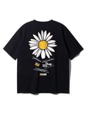 2XL~4XL 빅사이즈  카모마일 오버핏 반팔티 BE54831 (2 COLOR)